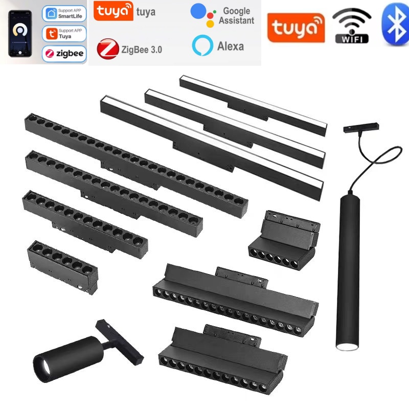 Outdoor Lighting Track - LED Magnetic Track Light Grille Floodlight