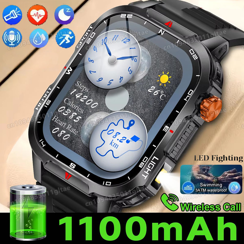 Military Outdoor Smart Watch M - Outdoor Lighting Track ulasan dan harga