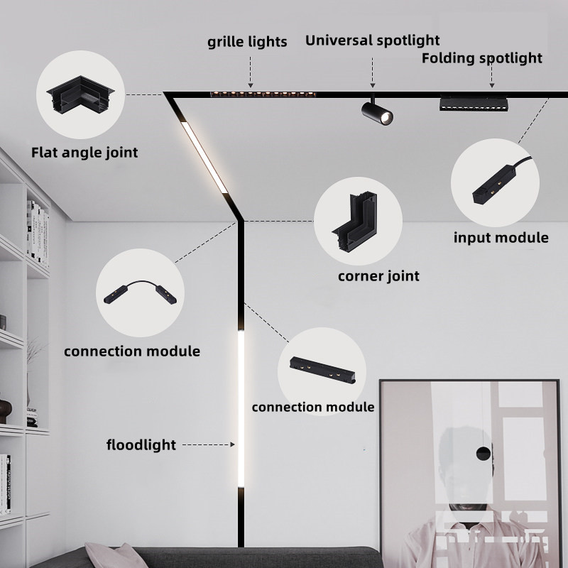 LED Magnetic Track Light Grill - Outdoor Lighting Track ulasan dan harga
