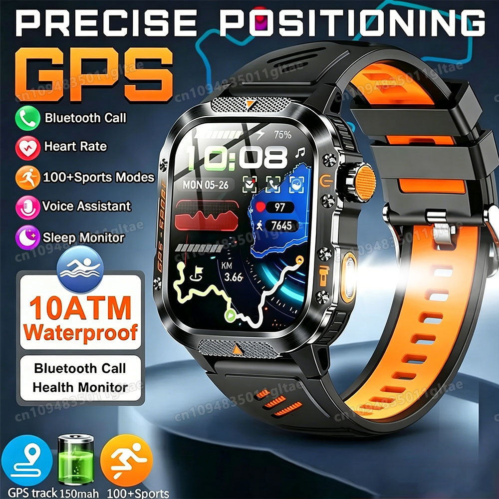 2026 Global Hiking Smartwatch  - Outdoor Lighting Track ulasan dan harga