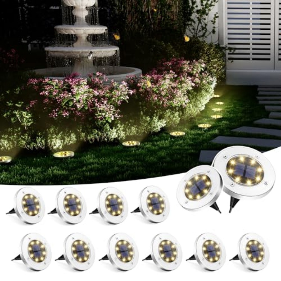 Solar Ground Lights Solar Ligh - Outdoor Lighting And Landscape ulasan dan harga